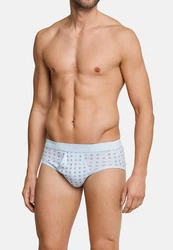 Schiesser Slip 4er Pack Cotton Essentials Feinripp Dunkelblau/Blau/Hellblau