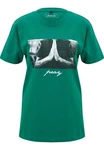 MisterTee Kurzarmshirt Ladies Pray Tee Grün/Dunkelgrün