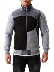 Yazubi Sweatjacke Diego Jacket Mit Reißverschluss Grau/Hellgrau/Schwarz/Dunkelgrau