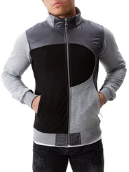 Yazubi Sweatjacke Diego Jacket Mit Reißverschluss Grau/Hellgrau/Schwarz/Dunkelgrau