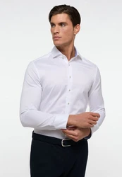 Eterna Langarmhemd SLIM FIT Weiß/Creme/Dunkelblau/Schwarz