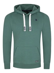 riverso Herren Kapuzenpullover RIVLinus Hoodie Sweatshirt Grün