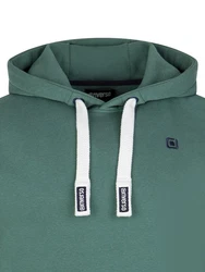 riverso Herren Kapuzenpullover RIVLinus Hoodie Sweatshirt Grün
