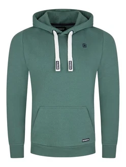 riverso Herren Kapuzenpullover RIVLinus Hoodie Sweatshirt Grün
