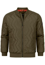 Indicode Winterjacke INGatlin Khaki/Dunkelgrün/Braun