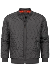 Indicode Winterjacke INGatlin Dunkelgrau/Grau/Schwarz