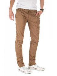 WOTEGA Chino Pants Allen Herren Slim Fit Khaki/Braun/Beige