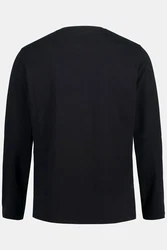 JP1880 Langarmshirt Basic V-Ausschnitt Schwarz/Hellblau/Dunkelblau/Braun/Grau/Rot