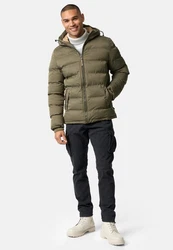 Indicode Winterjacke Nemos Dunkelgrün/Grün/Khaki