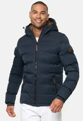Indicode Winterjacke Nemos Dunkelblau/Hellblau/Blau