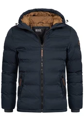 Indicode Winterjacke Nemos Dunkelblau/Hellblau/Blau