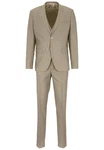 SteffenKlein Anzug Slim-Fit Khaki/Beige/Braun