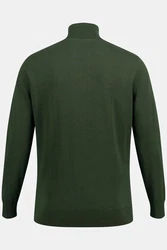 JP1880 Rundhalspullover Rollkragenpullover Dunkelgrün/Grün/Khaki