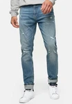 Indicode Regular-fit Jeans INSmalinos Blau/Hellblau