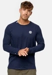 Indicode Langarmshirt INTrense Dunkelblau/Blau/Lila