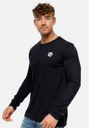 Indicode Langarmshirt INTrense Schwarz/Rot/Hellblau/Dunkelblau/Gelb/Grau/Dunkelrot