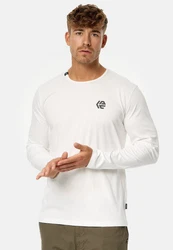 Indicode Langarmshirt INTrense Weiß/Creme