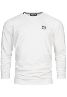 Indicode Langarmshirt INTrense Weiß/Creme