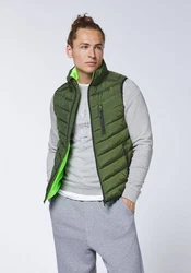 Chiemsee Winterjacke Men Padded Vest Dunkelgrün/Grün