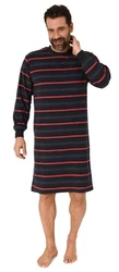 Normann Herren Pyjama Nachthemd Rot/Dunkelblau/Grün/Lila/Gelb