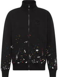 CARLO COLUCCI Sweatjacke DelFavero Schwarz
