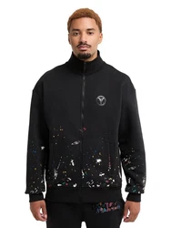 CARLO COLUCCI Sweatjacke DelFavero Schwarz