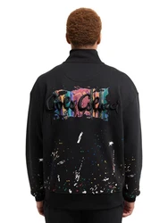 CARLO COLUCCI Sweatjacke DelFavero Schwarz