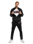 CARLO COLUCCI Sweatjacke DelFavero Schwarz