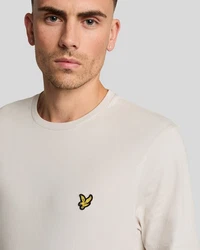 Lyle & Scott T-Shirt Plain Gold/Weiß/Beige/Creme/Khaki