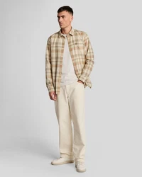 Lyle & Scott T-Shirt Plain Gold/Weiß/Beige/Creme/Khaki