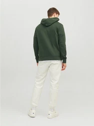 Jack & Jones Sweatshirt JJECORP LOGO SWEAT HOOD (3478) grn/wei
