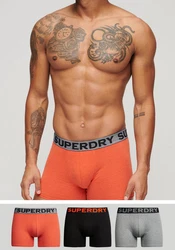 Superdry Boxershorts Boxer Triple Pack Gelb/Orange