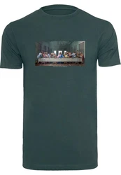 Mister Tee T-Shirt Dunkelgrün/Grün