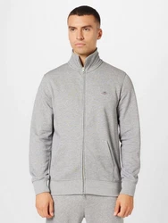 Gant Sweatshirt REG SHIELD FULL ZIP SWEAT grau/grau melange