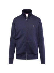 Gant Sweatjacke REG SHIELD FULL ZIP SWEAT EVENING BLUE/Blau