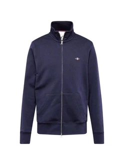 Gant Sweatjacke REG SHIELD FULL ZIP SWEAT EVENING BLUE/Blau Gant Sweatjacke REG SHIELD FULL ZIP SWEAT EVENING BLUE/Blau
