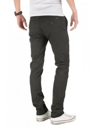 WOTEGA Chino Pants Allen Herren Slim Fit Khaki/Dunkelgrau/Dunkelgrün