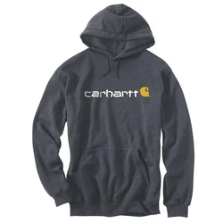 Carhartt Signature Logo Kapuzenpullover (100074) grau-weiss/dunkelgrau/crh-carbon heather (100074)