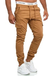 Indicode Cargohose LEVI Khaki/Braun/Beige