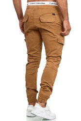 Indicode Cargohose LEVI Khaki/Braun/Beige