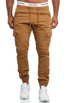 Indicode Cargohose LEVI Khaki/Braun/Beige
