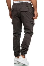 Indicode Cargohose LEVI Khaki/Dunkelgrün