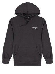 Kapuzensweatshirt Regular Fit - Logo Hoodie Faded Black