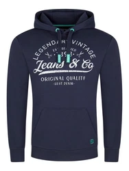 riverso Herren Kapuzenpullover RIVArmin Hoodie Sweatshirt Blau/Lila/Dunkelblau/Dunkelgrün