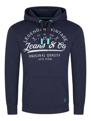 riverso Herren Kapuzenpullover RIVArmin Hoodie Sweatshirt Blau/Lila/Dunkelblau/Dunkelgrün