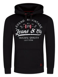 Kapuzenpullover Herren Hoodie RIVArmin Regular Fit Longsleeve Sweatshirt mit Kngurutasche