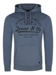 riverso Herren Kapuzenpullover RIVArmin Hoodie Sweatshirt Blau/Grau/Dunkelblau
