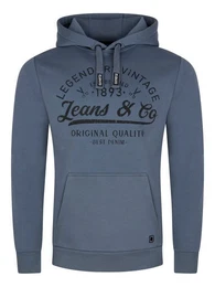 Kapuzenpullover Herren Hoodie RIVArmin Regular Fit Longsleeve Sweatshirt mit Kngurutasche