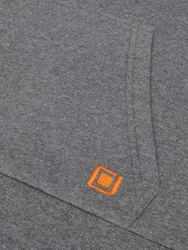 riverso Herren Kapuzenpullover RIVArmin Hoodie Sweatshirt Grey Melange