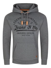 Kapuzenpullover Herren Hoodie RIVArmin Regular Fit Longsleeve Sweatshirt mit Kngurutasche